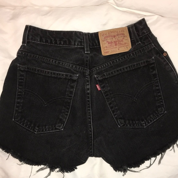 Levi's Pants - Black Levi’s jean shorts